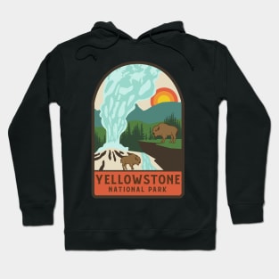 Yellowstone National Park Retro Hoodie